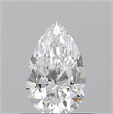 Diamante Natural 0.50 quilates, De pera , Color D, claridad VS2 y certificado GIA