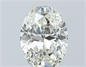 Natural Diamond 1.01 Carats, Oval with  Cut, H Color, VVS1 Clarity and Certified by IGI