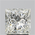 Natural Diamond 2.01 Carats, Princess with  Cut, J Color, SI2 Clarity and Certified by GIA