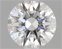 Natural Diamond 0.40 Carats, Round with Excellent Cut, D Color, VVS2 Clarity and Certified by GIA