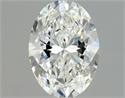 Natural Diamond 0.70 Carats, Oval with  Cut, G Color, VVS1 Clarity and Certified by GIA