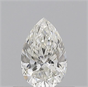 Natural Diamond 0.51 Carats, Pear with  Cut, H Color, VVS1 Clarity and Certified by GIA