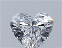 Natural Diamond 0.36 Carats, Heart with  Cut, D Color, VVS1 Clarity and Certified by GIA