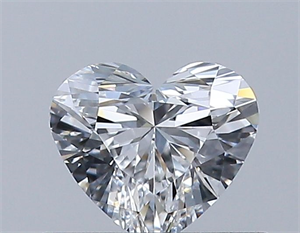Picture of Natural Diamond 0.36 Carats, Heart with  Cut, D Color, VVS1 Clarity and Certified by GIA