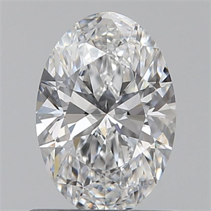 Picture of Natural Diamond 0.70 Carats, Oval with  Cut, E Color, VVS2 Clarity and Certified by GIA