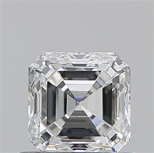 Picture of Natural Diamond 0.70 Carats, Asscher with  Cut, G Color, VVS2 Clarity and Certified by GIA