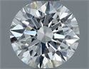 Natural Diamond 0.72 Carats, Round with Excellent Cut, F Color, SI2 Clarity and Certified by GIA