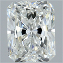 Natural Diamond 1.70 Carats, Radiant with  Cut, G Color, VS2 Clarity and Certified by GIA