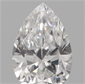 Natural Diamond 0.23 Carats, Pear with  Cut, E Color, SI1 Clarity and Certified by IGI