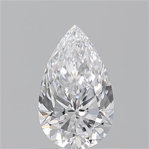 Picture of Natural Diamond 0.70 Carats, Pear with  Cut, D Color, VS2 Clarity and Certified by GIA