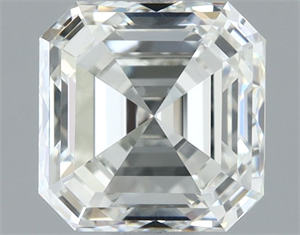 Picture of Natural Diamond 1.01 Carats, Asscher with  Cut, G Color, IF Clarity and Certified by IGI
