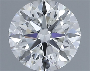 Picture of Natural Diamond 0.40 Carats, Round with Excellent Cut, F Color, VS2 Clarity and Certified by IGI