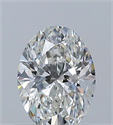 Diamante Natural 0.50 quilates, Ovalado , Color G, claridad VS2 y certificado GIA
