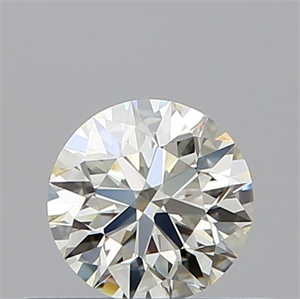 Picture of Natural Diamond 0.40 Carats, Round with Excellent Cut, L Color, VS1 Clarity and Certified by GIA