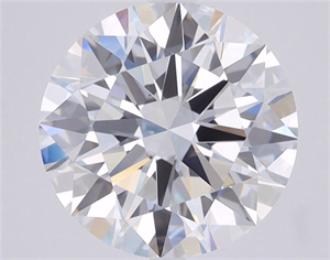 Picture of Lab Grown Diamond 1.06 Carats, Round with Ideal Cut, D Color, VS1 Clarity and Certified by IGI
