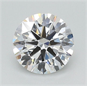 Del inventario de diamantes de laboratorio, 1.04 quilates, Redondo , Color D, claridad VS2 y certificado IGI