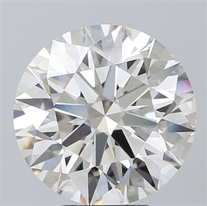 Picture of Lab Grown Diamond 5.12 Carats, Round with Ideal Cut, H Color, VS1 Clarity and Certified by IGI