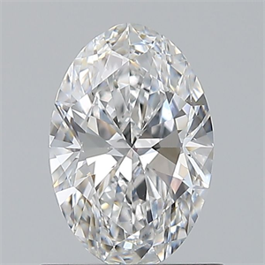 Picture of Natural Diamond 0.80 Carats, Oval with  Cut, E Color, VS2 Clarity and Certified by GIA