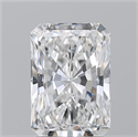Natural Diamond 2.01 Carats, Radiant with  Cut, F Color, SI2 Clarity and Certified by GIA
