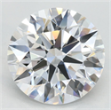 Lab Grown Diamond 3.47 Carats, Round with Excellent Cut, D Color, VVS1 Clarity and Certified by GIA