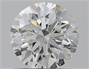 Natural Diamond 0.70 Carats, Round with Excellent Cut, H Color, VS2 Clarity and Certified by GIA