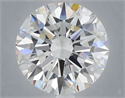 Lab Grown Diamond 6.01 Carats, Round with Excellent Cut, E Color, VVS2 Clarity and Certified by IGI