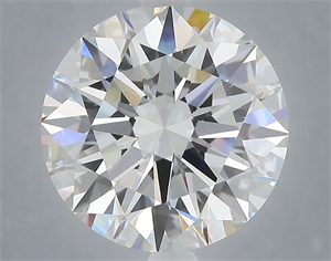 Picture of Lab Grown Diamond 6.01 Carats, Round with Excellent Cut, E Color, VVS2 Clarity and Certified by IGI