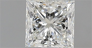 Picture of Natural Diamond 0.70 Carats, Princess with  Cut, J Color, VS1 Clarity and Certified by GIA