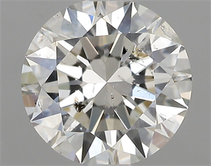 Picture of Natural Diamond 0.80 Carats, Round with Excellent Cut, I Color, I1 Clarity and Certified by GIA