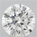 Del inventario de diamantes de laboratorio, 2.55 quilates, Redondo , Color E, claridad VVS2 y certificado IGI
