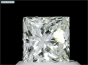 Natural Diamond 0.80 Carats, Princess with  Cut, J Color, VVS1 Clarity and Certified by GIA