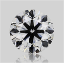 Natural Diamond 0.90 Carats, Round with Very Good Cut, H Color, VVS2 Clarity and Certified by GIA