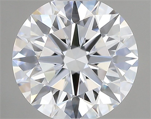 Picture of Lab Grown Diamond 1.05 Carats, Round with Ideal Cut, D Color, VVS2 Clarity and Certified by IGI