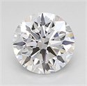 Lab Grown Diamond 1.30 Carats, Round with Ideal Cut, D Color, VS1 Clarity and Certified by IGI
