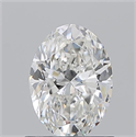 Natural Diamond 1.01 Carats, Oval with  Cut, G Color, VS2 Clarity and Certified by GIA