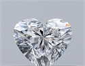 Natural Diamond 0.33 Carats, Heart with  Cut, D Color, VS1 Clarity and Certified by GIA