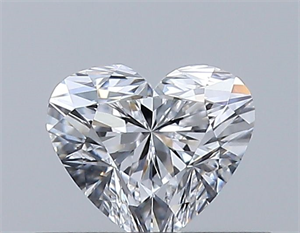 Picture of Natural Diamond 0.33 Carats, Heart with  Cut, D Color, VS1 Clarity and Certified by GIA