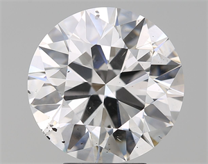 Picture of Natural Diamond 5.03 Carats, Round with Excellent Cut, F Color, SI2 Clarity and Certified by GIA