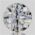 Natural Diamond 0.50 Carats, Round with Very Good Cut, F Color, VVS2 Clarity and Certified by GIA