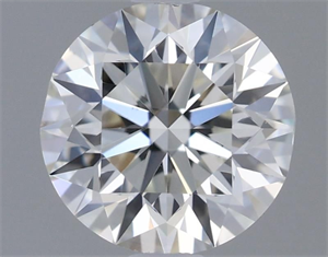 Picture of Natural Diamond 0.70 Carats, Round with Very Good Cut, I Color, VVS2 Clarity and Certified by GIA
