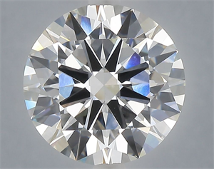 Picture of Lab Grown Diamond 5.02 Carats, Round with Excellent Cut, E Color, VVS2 Clarity and Certified by IGI