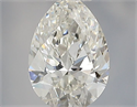 Diamante Natural 0.40 quilates, De pera , Color H, claridad VVS2 y certificado IGI
