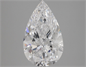 Natural Diamond 5.01 Carats, Pear with  Cut, D Color, VS1 Clarity and Certified by GIA