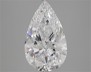 Foto Diamante Natural 5.01 quilates, De pera , Color D, claridad VS1 y certificado GIA de