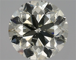 Picture of Natural Diamond 1.30 Carats, Round with Very Good Cut, L Color, SI2 Clarity and Certified by HRD
