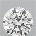 Lab Grown Diamond 1.03 Carats, Round with Excellent Cut, E Color, VVS2 Clarity and Certified by IGI