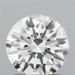 Picture of Lab Grown Diamond 1.03 Carats, Round with Excellent Cut, E Color, VVS2 Clarity and Certified by IGI