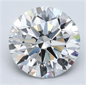Diamante Natural 2.90 quilates, Redondo , Color G, claridad VS1 y certificado GIA
