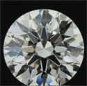 Natural Diamond 2.08 Carats, Round with Excellent Cut, L Color, VS1 Clarity and Certified by GIA