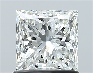 Picture of Natural Diamond 1.02 Carats, Princess with  Cut, I Color, VS2 Clarity and Certified by GIA